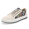 Tênis de veludo cotelê, palha de estudante, sapatos masculinos, 2025, novos, primavera, sapatos casuais de pescador, sapatos masculinos de cano baixo