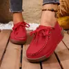 Tênis Casuais de Tamanho Grande para Mulheres Estilo Quente da Moda Nova Primavera e Outono 2025 Tênis Casuais de Lona Retrô para Mulheres