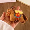 Pelúcia de Ano Novo Cavalo Pequeno Fofo Pingente de Bolsa Chaveiro Broche do Ano do Cavalo Pequeno Acessório Pingente Acessório de Roupa