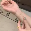 Pulsera Super Flash de Trébol de Cuatro Hojas con Circonita, Joyería de Mano de Alto Nivel, Exquisita y Elegante para Apilar para Mujeres