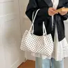 Bolso de mano moderno de estilo fresco transfronterizo para mujer, nuevo bolso de hombro elegante de lunares para el verano 2026, bolso de axila moderno