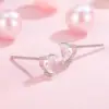 Novo Brinco de Amor Totalmente Cravejado Super Brilhante Pequeno para Mulheres Snail Orelha Osso da Orelha Delicado Doce All-match Acessórios de Orelha Diários