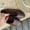 Zapatos Planos de Piel de Oveja Cristal para Mujer, Nuevo Modelo de Otoño, Piel Genuina con Forro de Terciopelo, Zapatos Cómodos de Tacón Bajo para Mujer, Talla 40