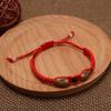 Pulseira de Cordão Vermelho Feita à Mão para o Ano do Zodíaco, Joia de Nó Plano de Peixes, Pulseira da Fortuna, Atacado de Pequenos Presentes, Estilo Tendência Nacional