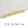 Pegatinas de Tela Bordada con Patrón Dorado y Plateado, Vestidos Antiguos, Nubes Propicias, Óperas, Varios Estilos de Piezas Bordadas, Pegatinas Decorativas de Parche, Accesorios DIY, Flores Calientes