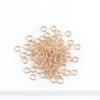 4-20mm Anel Duplo Argola Dupla Anel Fechado Conector DIY Argola Aberta Chave Joia Sino Material Enfeite Pendurado Acessórios