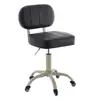 Taburete de Belleza Asiento Especial para Salón de Belleza Elevador Giratorio Polea Taburete Redondo Peluquería Uñas Maquillaje Hogar Silla con Respaldo