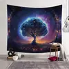 Tapeçaria Árvore da Vida Tapeçaria Decorativa Tecido Decorativo de Parede para Casa Sala de Estar Tecido para Pendurar Fundo para Transmissão ao Vivo Tapeçaria de Cabeceira