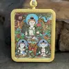 Hot-Gong Nepal Tíbet Thangka Puro Hecho a Mano Pintado a Mano Bodhisattva Mahasthamaprapta Núcleo de Tarjeta 4*5