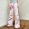Pantalones de Pierna Abierta para Niñas Vestido de Verano Niños Grandes Talla Extra Sueltos Casuales Pantalones Anti-Mosquitos Elegantes Modernos Pantalones Delgados para Estudiantes de Secundaria