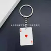 Chaveiro Acrílico Transfronteiriço Pingente de Carta de Baralho Decorativo Personalizado Porta-Chaves de Bolsa Ornamento Pendurado Personalizável