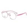 Nuevas gafas para niños gafas anti-luz azul marco suave TR90 gafas para estudiantes lente plana anti-luz azul 5407