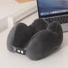 Dropshipping - Almohada Personalizada de Espuma Viscoelástica en Forma de U Transfronteriza, Esencial para Dormir en la Oficina, Almohada de Soporte para el Cuello, Almohada Cervical para Avión y Coche