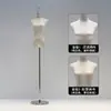 Tienda de ropa accesorios para maniquíes mujeres escaparate plataforma de medio cuerpo perchero de ropa muñeco falso maniquí de vestido de novia expositor