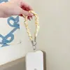 Nueva Cuerda de Muñeca de Seda Plegada Hebilla de Doble Extremo Lanyard Antiperdida para Teléfono Móvil Cuerda Corta de Alta Gama para Teléfono Móvil Alta Gama