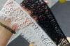 Buena Calidad Pestañas de Flores de Un Lado Encaje Escote Manga Velo Material Empalmado Accesorios para Ropa Accesorios