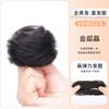Peruca feminina cabeça redonda cabelo real alto topo craniano fofo cabelo cacheado natural botão de flor peruca cabelo antigo artefato