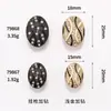 Botones Metálicos con Patrón de Corteza para Abrigos de Lana, Chaquetas, Trajes, Ropa Formal, Botones, Broches, Accesorios para Ropa Jinda