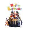 Suministros para fiestas de cumpleaños con temática de Dragon Ball, decoración para fiestas de anime, vajilla desechable de dibujos animados.