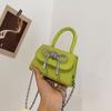 Bow moda coreana estilo estrangeiro bolsa pequena bolsa feminina 2024 primavera novo all-match ins pequena bolsa quadrada mulheres
