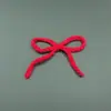 Lazo Tejido a Crochet de Lana Decoración de Escaparate Navideño Empaque Accesorios para Cajas de Regalo Accesorios para el Cabello Bolsas Accesorios de Ropa