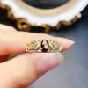 Venta al por mayor de fábrica Popular Anillo de Zafiro Starlight Natural Plata S925 Incrustado Piedra Principal 5*7 Fábrica de Joyería Venta Directa