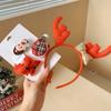 Pinza para el pelo de estrella roja de Año Nuevo y Navidad, pinza lateral de bola de pelo para flequillo, accesorios para el pelo para vestirse