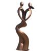 Escultura de Figura Abstrata em Aço Inoxidável para Exterior, Parque, Gramado, Rua Comercial, Hotel, Espelhada, Pintada por Aspersão