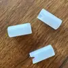 Pajita de silicona pequeña transfronteriza compatible con pajita Stanley 8 mm acero inoxidable 304 pajita anti-quemaduras raspado de boca silicona