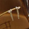 Aretes de borla de lazo de Corea del Sur 2021 nuevos aretes de moda de otoño e invierno de lujo ligero de alta calidad aretes elegantes de Navidad