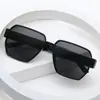 Gafas de Sol Europeas y Americanas de Montura Grande, Nuevas de Moda para Fotografía Callejera, Gafas de Sol Personalizadas de Pasarela, Elegantes Gafas de Sol Poligonales Retro