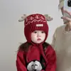 Chapéus Infantis, Chapéus de Lã de Inverno, Estilo Coreano, Estilosos, Espessados, Chapéus de Proteção para Ouvido Tricotados Quentes para Meninos e Meninas, Chapéus de Puxar, À Prova de Vento