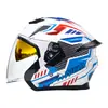 Anuncio Casco de Motocicleta Eléctrica Certificado 3C para Hombres y Mujeres Casco Medio de Seguridad Transpirable para Motociclismo en Todas las Estaciones