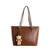 Bolsa Tote Macia Retro Nova Tendência 2026 para Primavera e Verão, Bolsa Grande de Alta Capacidade para o Dia a Dia para Mulheres, Bolsa de Ombro Moderna Casual Tendência