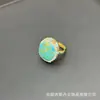 Nuevo Collar Turquesa de Segunda Mano con Incrustaciones de Perlas Naturales Set Estilo Étnico Nicho Hecho a Mano Diamante Checo Set de Cuatro Piezas