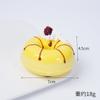 Pegatinas de refrigerador de dona de simulación de alto rebote de PU decoración creativa para el hogar comida de simulación juego postre