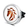 Clip de aromaterapia para coche de acero inoxidable 316L clip de aire para coche clip de perfume bálsamo para coche árbol de perfume para coche