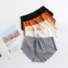 Conjunto independente] Roupa íntima feminina sem costura de peça única Seda de Gelo ondulada para menina respirável tamanho grande calcinha de cintura baixa