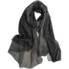 Bufanda de algodón y lino con encaje estilo francés, nuevo chal artístico de primavera y otoño para mujer, bufanda fina de gasa para otoño e invierno, bufanda de seda de moda para invierno