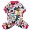 Ropa para Perros de Vacaciones Europeas y Americanas Transfronteriza Primavera y Otoño Ropa para el Hogar Teddy Bichon Estampado de Dibujos Animados Ropa Navideña de Cuatro Patas para Mascotas