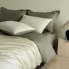 Conjunto de Cama de Algodão 100% Algodão Longo de Xinjiang Classe A de Alta Qualidade Conjunto de Quatro Peças Estilo Lençol com Elástico Conjunto de Três Peças para Casa Estudante Dormitório