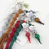 2026 Llavero Colgante de Cuentas de Silicona de Vaca de Dibujos Animados Pulsera Creativa de Dibujos Animados Colgante para Bolso Accesorios Pequeños DIY