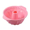 Amazon Molde de Silicona para Pastel Chiffon de 9 pulgadas Cilíndrico Redondo Resistente a Altas Temperaturas Molde DIY Utensilios para Hornear Venta al por Mayor Postre