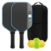 Raqueta de Pickleball de Fibra de Carbono T700 Suministro Exclusivo Transfronterizo para Set de Pickleball Set Completo de Raquetas de Pickleball