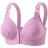 [Fácil de Colocar e Tirar, Sutiã Push-Up com Botão Frontal que Levanta o Peito] Lindo Costas Roupa Íntima Feminina, Tamanho Grande, Fino, Sem Aro, Confortável