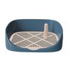 Banheiro Higiênico para Cães Pronto de Fábrica, Bandeja Higiênica para Cães, Vaso Sanitário, Antiderrapante, Anti-respingo de Urina, Fácil de Limpar, Personalização de Banheiro Higiênico para Cães de Porte Pequeno e Médio
