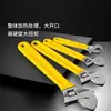 Llave Ajustable Doméstica Multimodelo Mango de Plástico Desmontaje de Tuercas Herramienta Universal Mecánica Juego de Llaves para Reparación de Automóviles