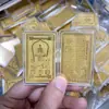 9992Mg O Dinheiro é o Que Mais Importa Gato da Sorte Deus da Riqueza Adesivo de Celular Dourado Suporta Venda por Atacado e Personalização de Mercadorias de Celebridades