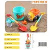 Juguete de Playa para Niños Set Grande de Reloj de Arena Coche de Arena y Agua para Niña Bebé Herramienta para Cavar Arena Orilla del Mar