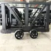 Carro de materiales para mina de carbón subterránea MLC3-6, rueda de acero fundido para transporte de túneles con estructura soldada. Especificaciones del carro de materiales de mina